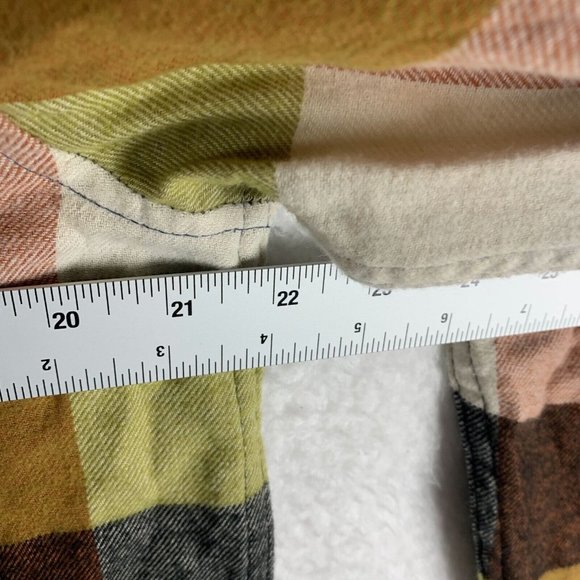 Alpine Design Shirt Men's Medium Multicolor Plaid Cotton Flannel Button-Up 7002 - Picture 5 of 8